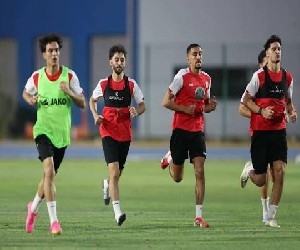 أسود الرافدين يكثفون تحضيراتهم لمواجهة النرويج