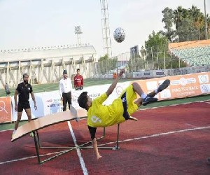 اختتام بطولة كأس العراق لتنس كرة القدم