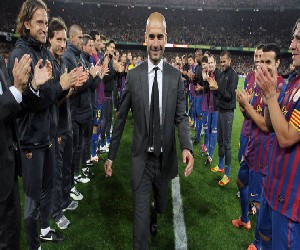 اجتماع في برشلونة يقرب جوارديولا من العودة
